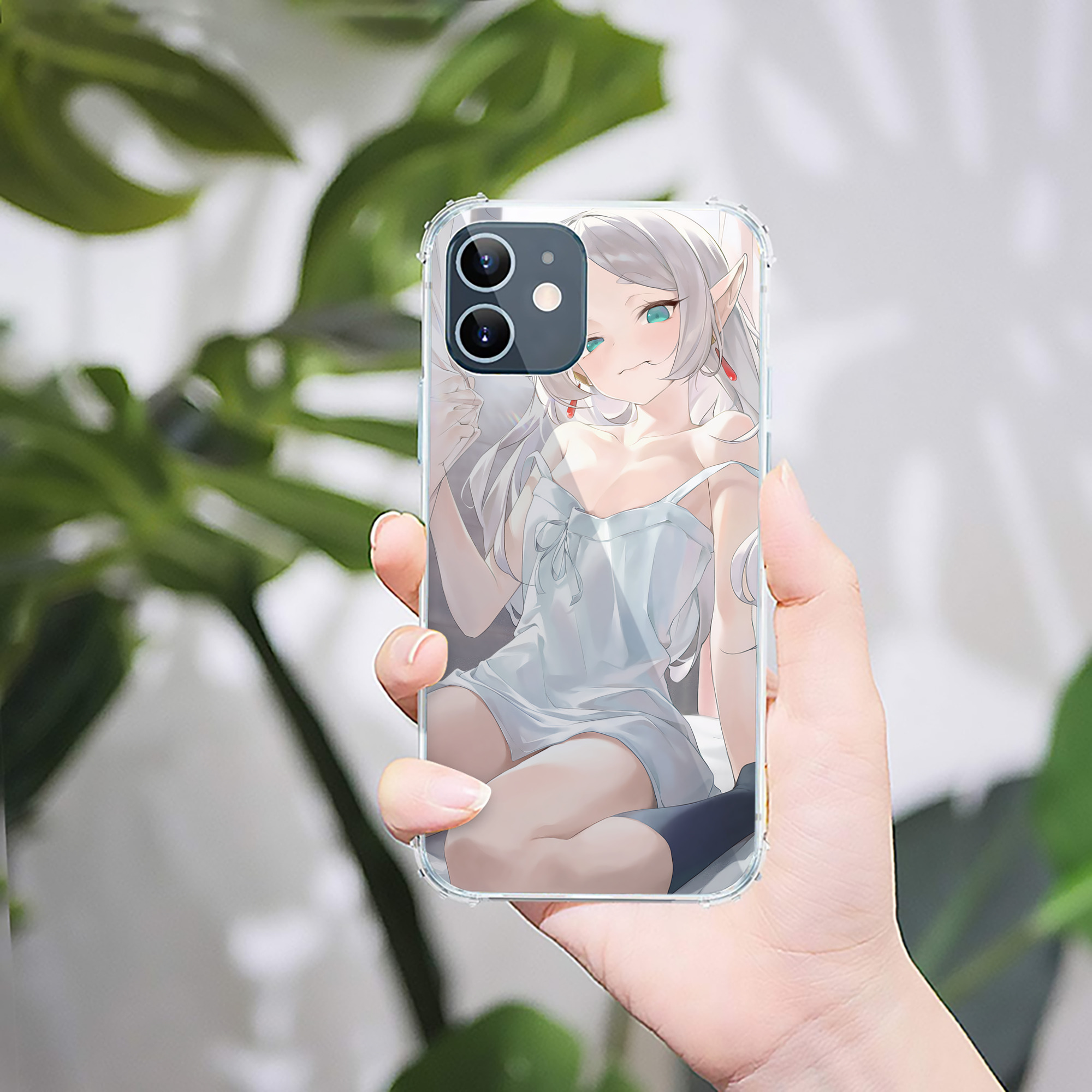 （画像用） 葬送のフリーレン Frieren 【iPhone 12シリーズ対応】透明スマホケース（クリアソフトケース）